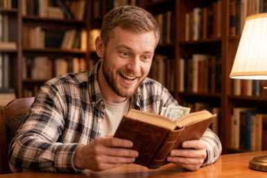 Заначка в книге Создано при помощи ИИ