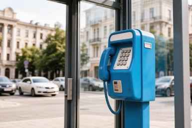 Телефон-автомат Создано при помощи ИИ