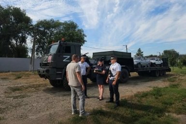 На Кубани приставы отправили в зону СВО изъятые у нетрезвых водителей автомобили пресс-служба  ГУ ФССП России по Краснодарскому краю