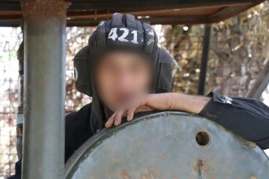 Командир танка Т-80 БВМ рядовой Денис с позывным &quotОрлик&quot Филипп Харченко 