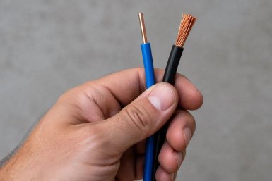 Как соединить одножильный и многожильный провода: нужны только болт и шайбы — 5 минут работы