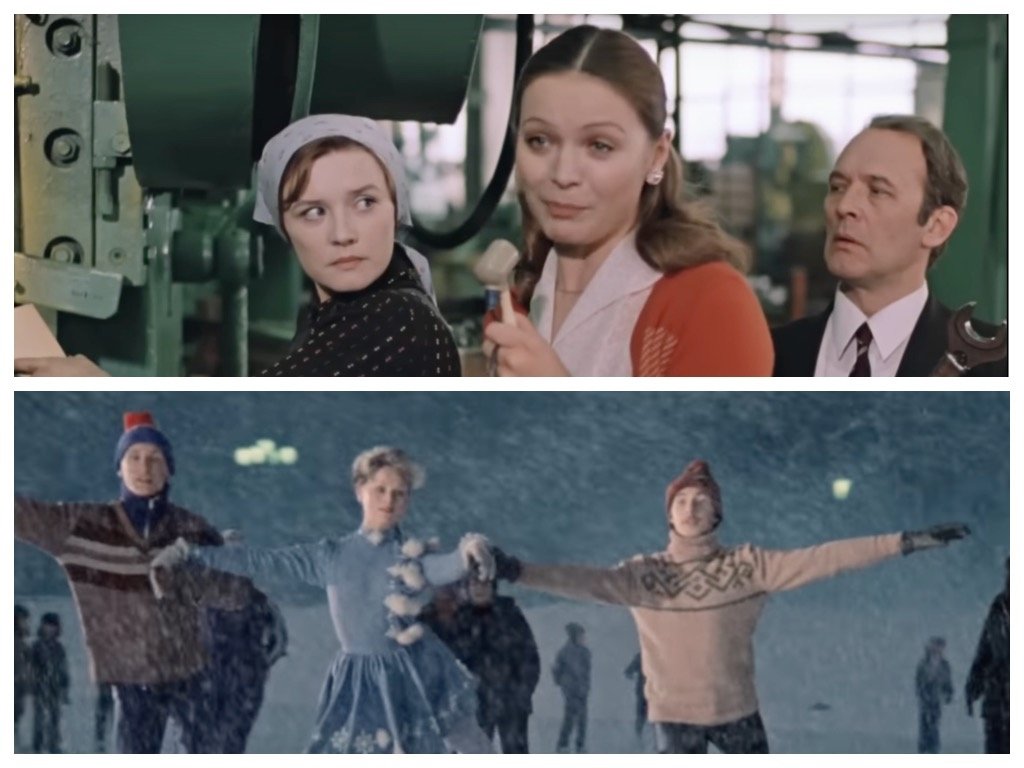 Определите кадры из &quotМосква слезам не верит&quot и &quotПокровских ворот&quot кадр из фильма &quotМосква слезам не верит&quot (18+) и &quotПокровские ворота&quot (0+)