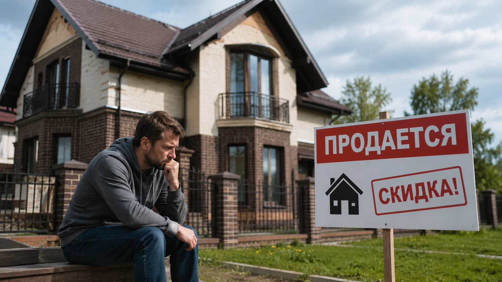 В России упали продажи частных домов Создано при помощи ИИ